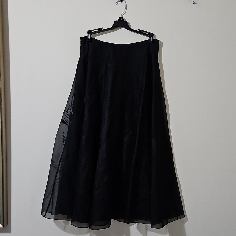 Ellen Tracy Chiffon Ballgown Skirt - Picture 6 of 11